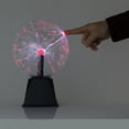 thumbnail image 3 of 3 Inch Plasma Ball Lamp Light Touch Sensitive Nebula Thunder Electric Globe Science Educational Gift, 3 of 8