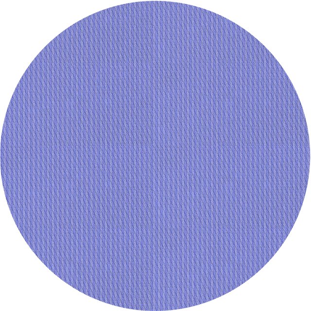 Ahgly Tapis Rond Lavable en Machine Intérieur Transitionnel Mimosa Violet, 3 Pieds Rond