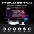 thumbnail image 2 of EPOMAKER X Aula F108 PRO Wireless Gaming Keyboard with Screen, 8000mAh Battery, 104 Hot-Swappable and Programmable Keys and Knob, RGB Backlight, for, 2 of 7