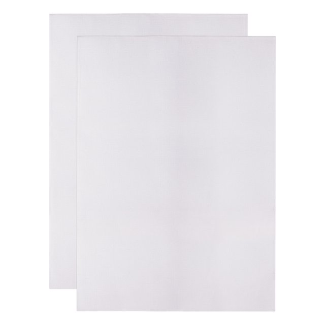 Unique Bargains 2Pieces 14 Count Cross Stitch Cloth 20 by 28 Inch Embroidery Fabric, White