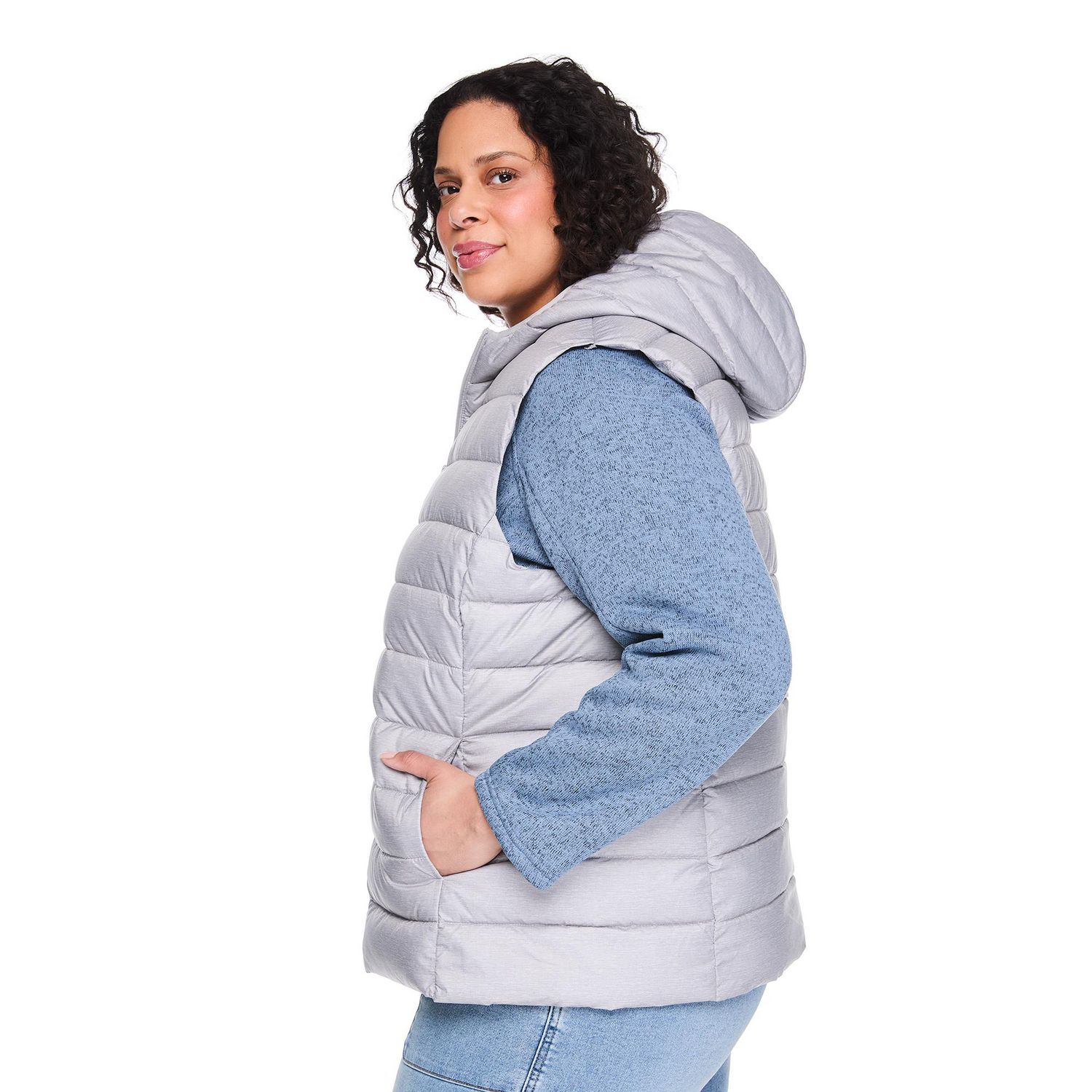 George Women's Plus Packable Puffer Vest
