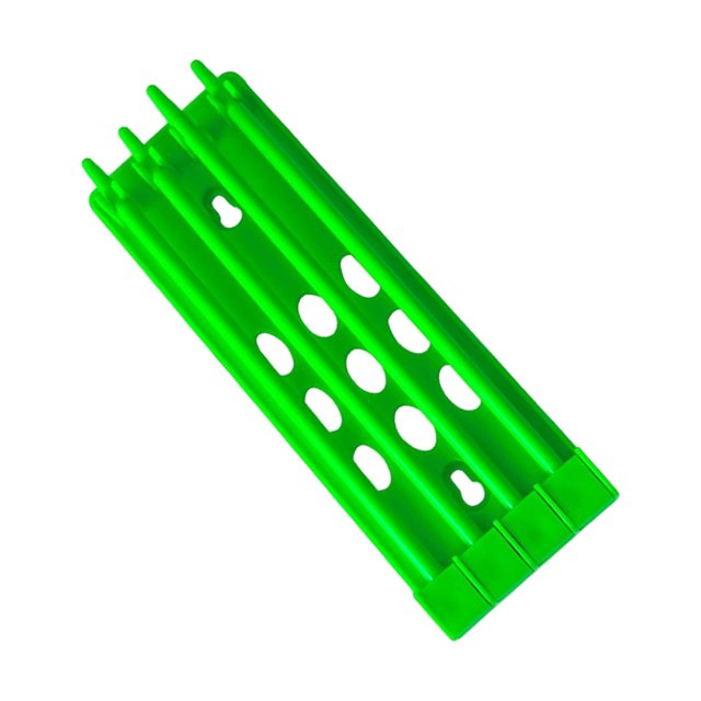 GROWTH TANK Pigeon Birds Parrot Leg s Holder Band Rack 4 Rows Bird Training Accessories Green