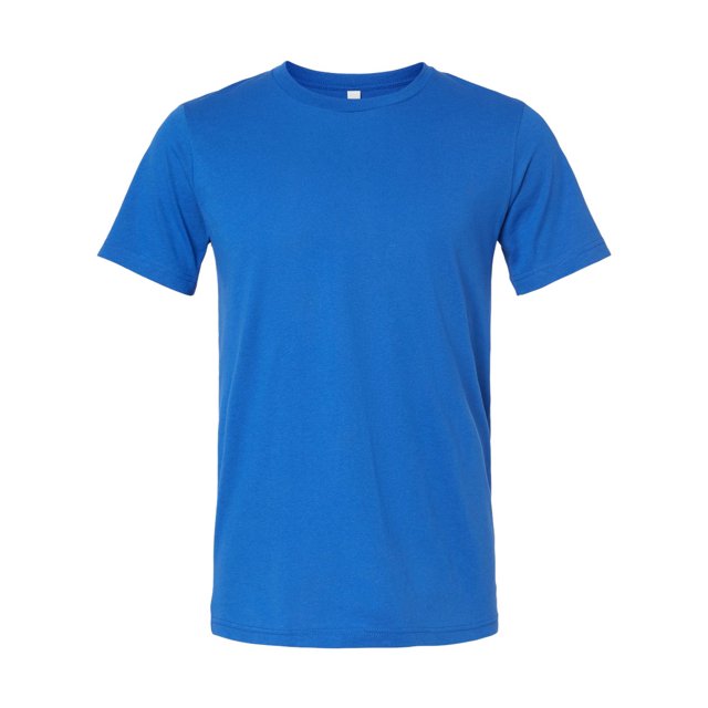Bella Canvas Mens CVC Jersey Tee, XS, Solid True Royal Blend