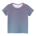 thumbnail image 4 of Birdeem Chemises pour Filles Chemises pour Enfants T-Shirt Graphique à Manches Courtes Col Rond Crop Top pour Filles et Garçons de 3 à 14 Ans T-Shirt Tee, 4 of 12