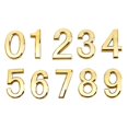 thumbnail image 4 of GUOOL Gold Plastic House Front Door Hotel Room Number Self Adhesive Plaque Sign5 Number 5, 4 of 4