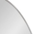 thumbnail image 3 of Kate and Laurel Zayda Metal Oval Mirror, Silver 24x36, 3 of 8