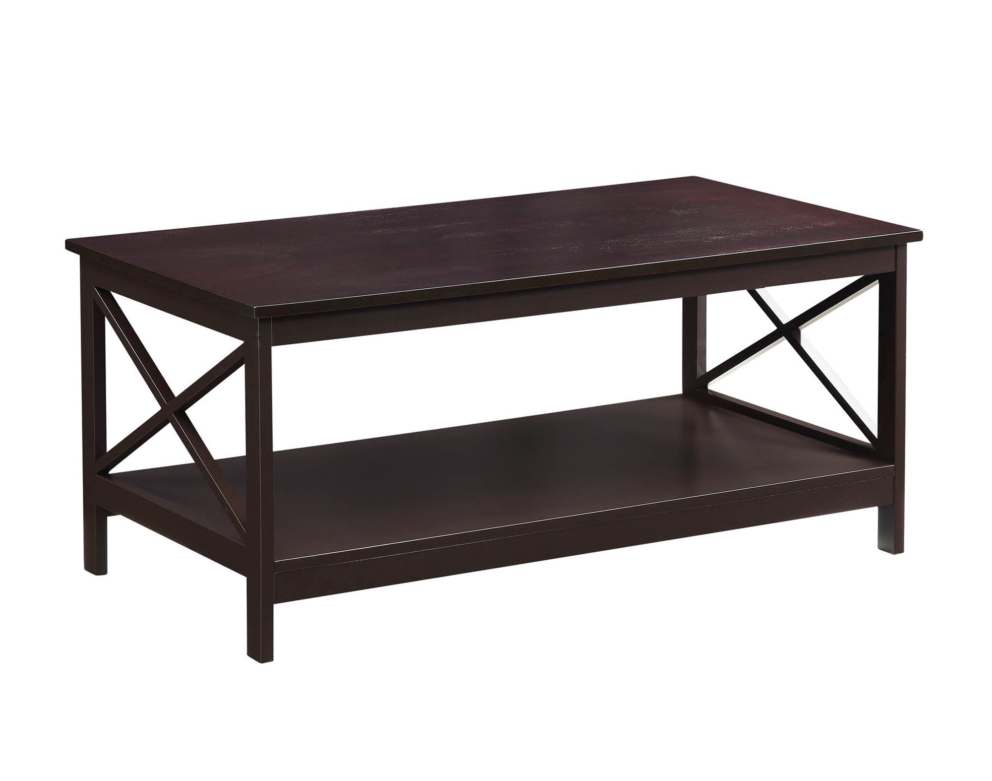 Convenience Concepts Oxford Collection Table Basse avec Tablette, Espresso