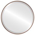 thumbnail image 1 of Singapore Framed Round Mirror - Rubbed Bronze - 25" x 25", 1 of 7