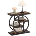 thumbnail image 1 of Fnova 4-Tier End Table, Modern Side Table with Metal Frame, Small Accent Table Nightstand with Open Shelves, Easy Assembly, for Living Room, Bedroom, Entryway, Small Space, 1 of 9
