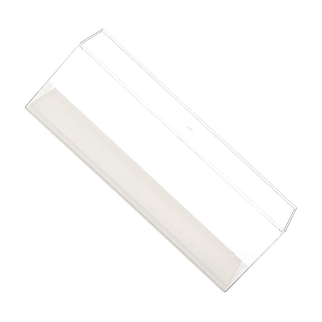 ziyahi Clear Storage Box Clear Display Case Figurines Action White for Figure Model Small White 30x7.8x10.5cm