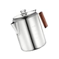 thumbnail image 2 of Tnarru Coffee Percolator Coffee Maker Comfortable Handle Large Capacity Portable Camping Coffee Pot Cookware for Kitchen Home Travel, 2 of 8