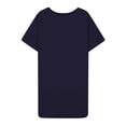thumbnail image 3 of Ixbnca Robe pour Femme Grande Taille Col Rond Manches Courtes Robes T-Shirt Décontractées Amples Été Robe Courte, 3 of 5
