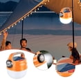 thumbnail image 2 of RXIRUCGD Solar Camping Lantern, USB Rechargeable Tent Light, Portable Flashlight for Camping, Hiking, 2 of 7