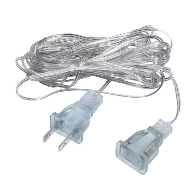 Power Extension Cables Thin Cable 300/500cm Electric Flat Wire for LED Lanterns