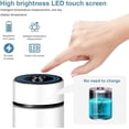 thumbnail image 3 of Smart Water Bottle Stainless Steel Vacuum Flask,Travel Mug with Smart LCD Touch Screen, Keep Hot Or Cold, Car Portable Travel Tea Coffee Vacuum Thermo Cup,Insulated Water Bottle,gold,500ml, 3 of 5