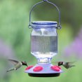 thumbnail image 3 of Perky-Pet Lavender Field Top-Fill Glass Hummingbird Feeder, 3 of 9