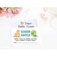 thumbnail image 2 of Inkdotpot 30Baby ShowerDiaper Raffle Ticket Lottery Insert Cards Supplies Games For Baby Shower Party Dinosaur Jungle Animals Bring A Pack Of Diapers To Win Favors Gifts And Prizes, 2 of 5