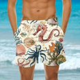 thumbnail image 2 of Birdeem Shorts de Plage Amples d'Été pour Hommes avec Poches, 2 of 12