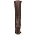 thumbnail image 4 of Unique Bargains Bottes à Talons Blocs Hauteur Genou à Bout Rond à Fermeture Éclair pour Femmes, 4 of 7