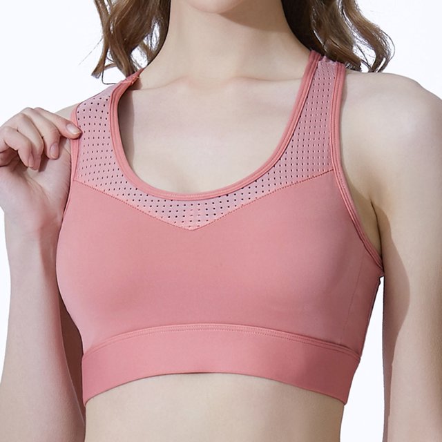 cfhntfmh Sports Bras for Women Seamless High Impact Support Racerback Bra No Underwire Bras for Running Workout