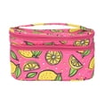 thumbnail image 1 of Eqb - Cosmetic Bag - 2 Comp Train Case Lemon, 1 of 5