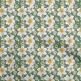 thumbnail image 1 of oneOone Popeline de Coton Verte Tissu Floral Matière de Robe Tissu Imprimé Tissu au Mètre 42 Pouces de Large, 1 of 4