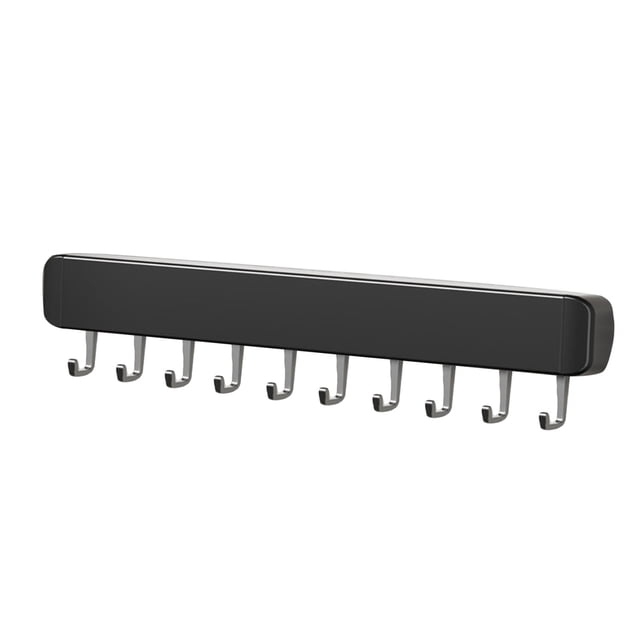 Kitchen Utensil Hangers Wall Mounted Adhesive Hooks No Drilling Removable and Adjustable Space saving