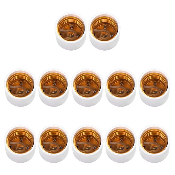 12PCS GU24 to E26/E27 Light Bulb Base Adapter Screw Lamp Holder Converter Socket