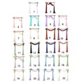 thumbnail image 2 of fastboy Ensemble de 2 Pcs Draperie d'Arche de Mariage Tissu Chiffon Élégant Rideau de Draperie pour Cour Mariage pour Mariage Blanc, 2 of 6