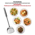 thumbnail image 3 of Starfrit Stainless Steel 14.8'' Asian Style Turner - Perfect for Wok Cooking, Stir Fries and Fried Rice, 3 of 6