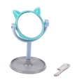 thumbnail image 3 of Milaget 1/12 Vanity Mirror Dressing Table Scene Descor for Micro Landscape DIY Model blue and gray, 3 of 9