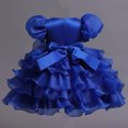 thumbnail image 5 of Robes de Princesse Fille Fleur Robe de Bal Fête d'Anniversaire Manches Bouffantes Robe en Tulle à Sequins pour Petites Filles + Bandeau, 5 of 5