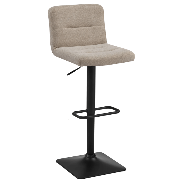Bouclair Taupe Modern Adjustable Bar Stool