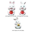 thumbnail image 4 of relayinert Zodiac Big Ear Rabbit Car Ornament Creative Cute Shaking Head Car Ornament, 4 of 8