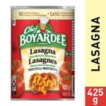 Chef Boyardee Lasagna Pasta avec du boeuf en sauce tomate, 425 g
