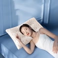 thumbnail image 4 of Yhmxh Bedding Super Soft Cotton Pillow Neck Protection Pillow Flower Print Pillow 23.6X15.7 In Skin-friendly Throw Blanket Machine Washable Microfiber Bed Sheet Set, 4 of 6