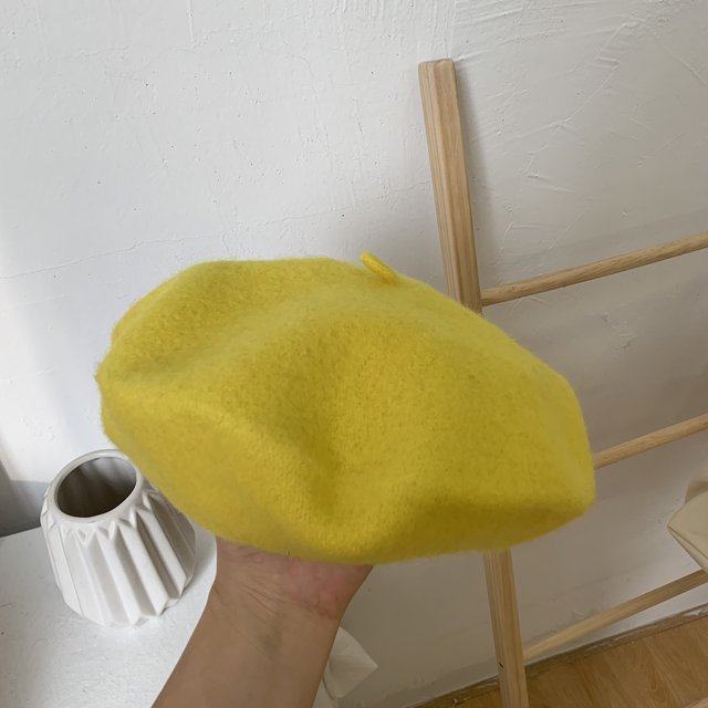 LinYooLi Breda Hat Female British Retro Autumn And Winter Day Is Wool Painter Hat Ladies Beilei Hat Versatile Korean Version