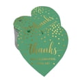 thumbnail image 1 of Inkdotpot Pack Of 50 Real Gold Foil Paper Tags Thanks For Celebrating With Me Birthday Favor Hang Tags, 1 of 6