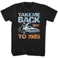 thumbnail image 1 of Back To The Future Take Me Back To 1985 Black T-Shirt, 1 of 1