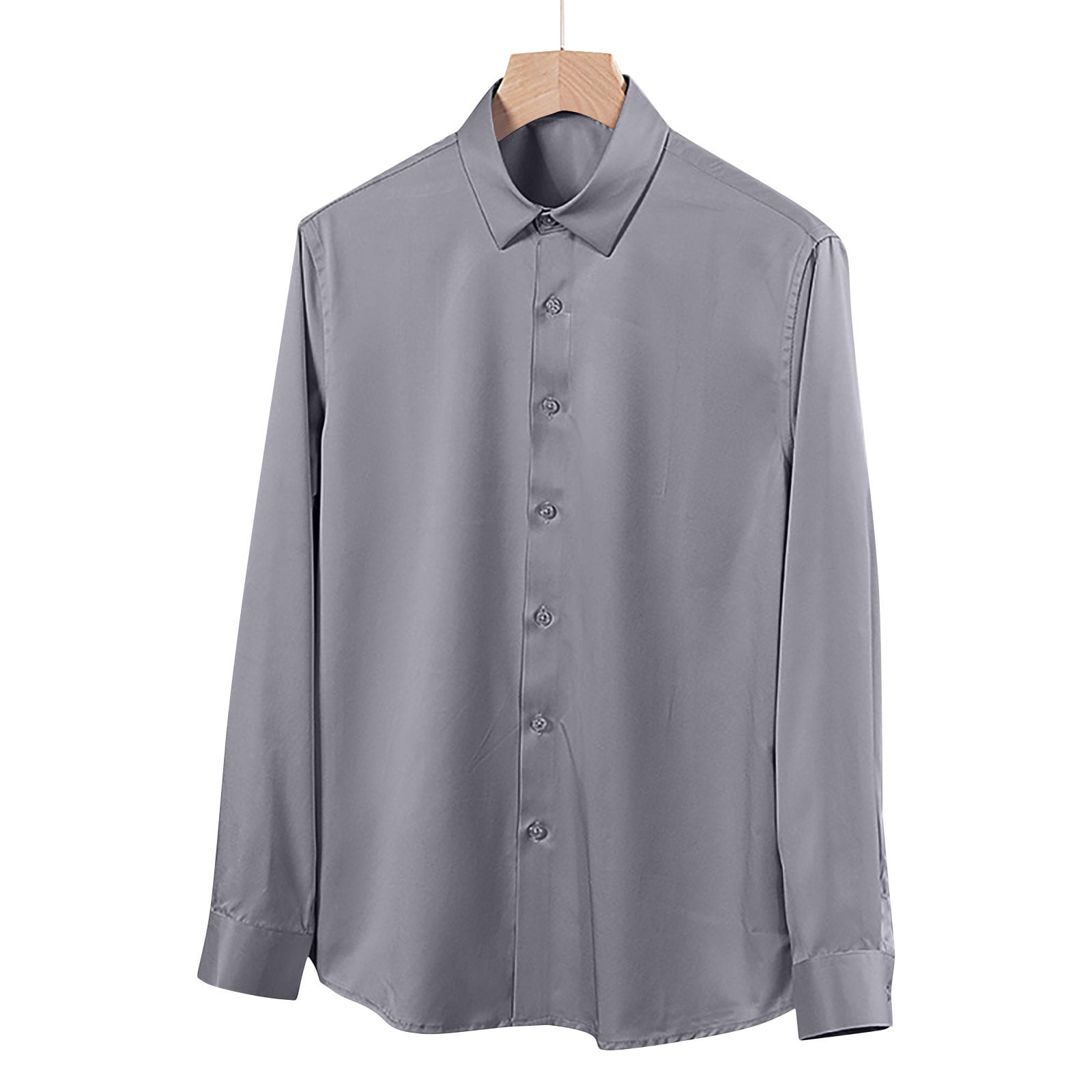 UAMVSH Dress Shirts for Men Casual Long Sleeve Button down Collar