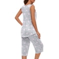 thumbnail image 3 of Baikeli Deals of The Day Today only Two Piece Outfits for Women Plus Size Suits Striped Tops Drawstring Waist Pants Jogger Sets with Pockets 2 Piece Sets for Women, 3 of 7