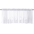 thumbnail image 2 of Lace Cafe Kitchen Ruffle Window Drape Valance Semi curtains Window drape Window drape valance Transparent Voile Curtains Window Treatment, 2 of 8