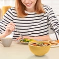 thumbnail image 3 of Eco-Friendly Wheat Straw Bowls - Microwave and Dishwasher Safe Large Cereal Bowls for Soup, Oatmeal, and Pasta - Stackable, Unbreakable, and BPA-Free, 3 of 5