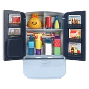 Children's Play House Refrigerator Kitchen Toys Double Door Mini Home Appliances Boys and Girls Smart Refrigerator Toys Children's Gifts*1 Set