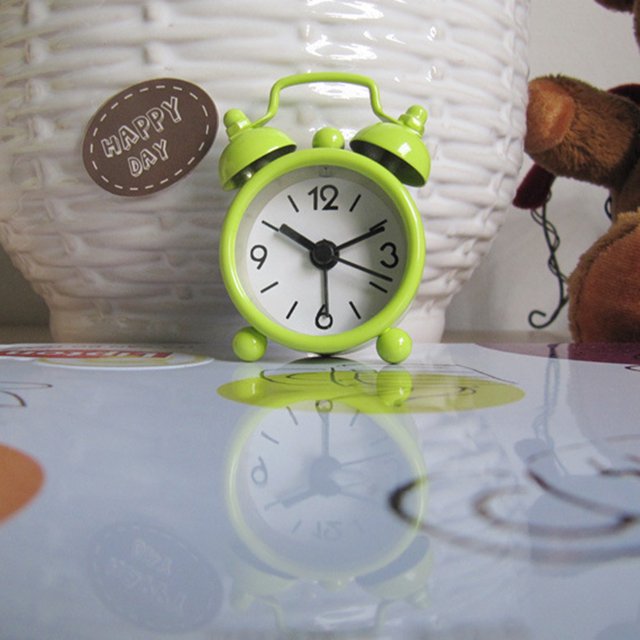 Clock Cute Small Alarm Metal Alarm Clock Small Electronic Mini Clock Meat for Grilling Mini Timer Bathroom Timer Kids Sand Timers Silent Timer for Classroom