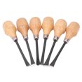 thumbnail image 4 of Wood Carving Chisel Kit, Wood Carving Chisel Tools Non Slip Closely Connect Steel Ergonomic Design Portable  for Carpenter for DIY Art Craft, 4 of 7
