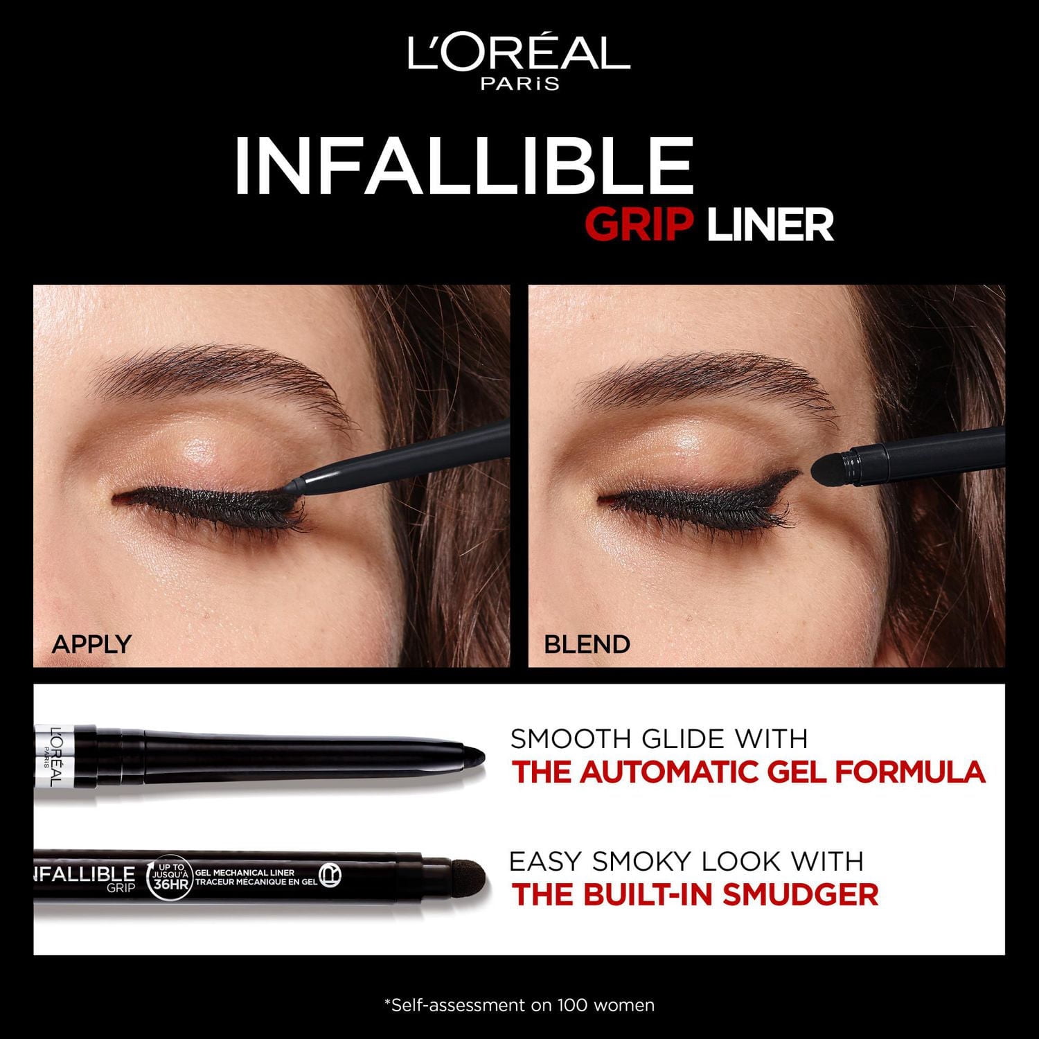 L'Oréal Paris Infallible Grip Traceur Gel Mécanique 36H