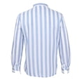 thumbnail image 1 of CEHVOM Chemise Décontractée à Rayures pour Hommes, 1 of 8