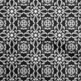 thumbnail image 1 of oneOone Polyester Spandex Black Fabric Asian Block Floral Sewing Material Print Fabric By The Yard 56 Inch Wide, 1 of 4