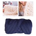 thumbnail image 4 of Chunky Yarn Knitting Arm Knit Soft Yarn Yarn Tapestry 250G for DIY Rug Making Sweaters Deep Blue, 4 of 9